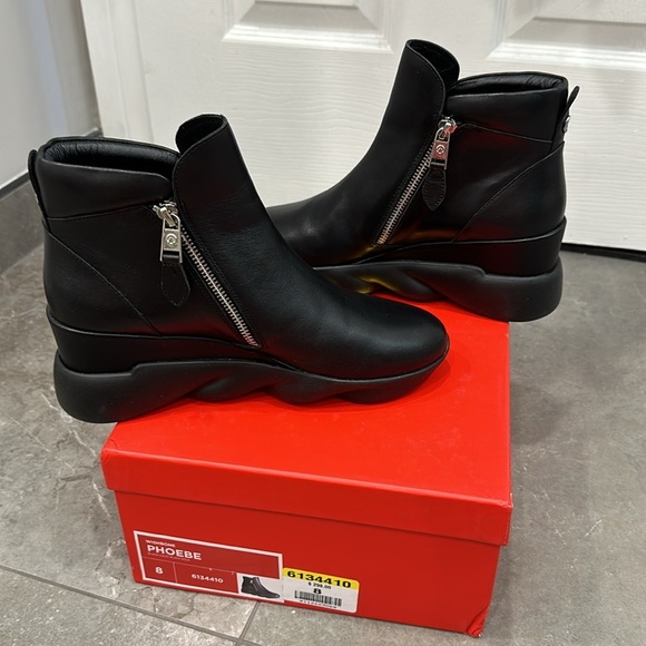 Browns Wishbone Phoebe Boot Leather Black size 8 - Picture 5 of 6